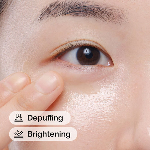 Application of Caffeine Solution 5% + EGCG to the undereye area